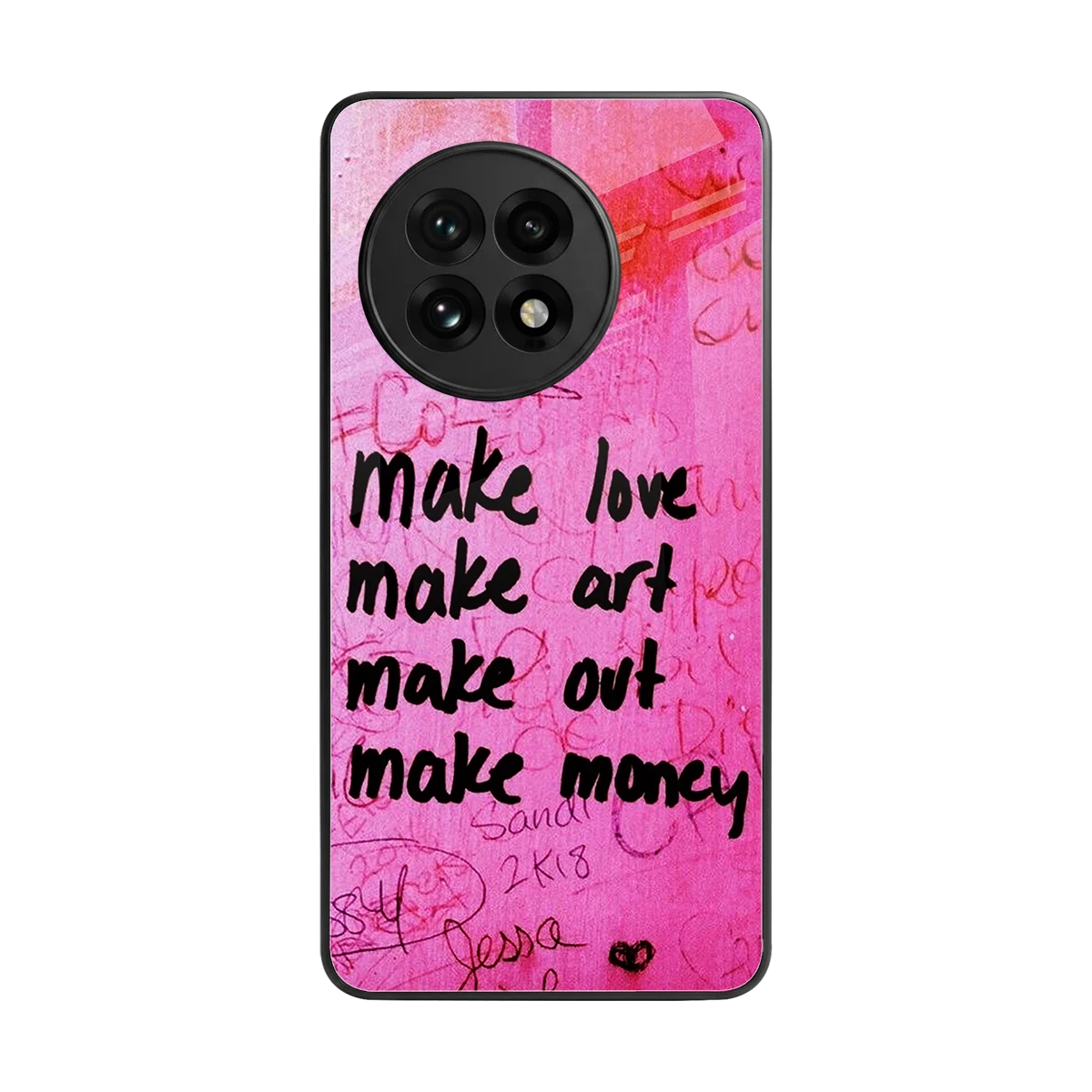 Make Magic back phone cover | glass case for oneplus 13r