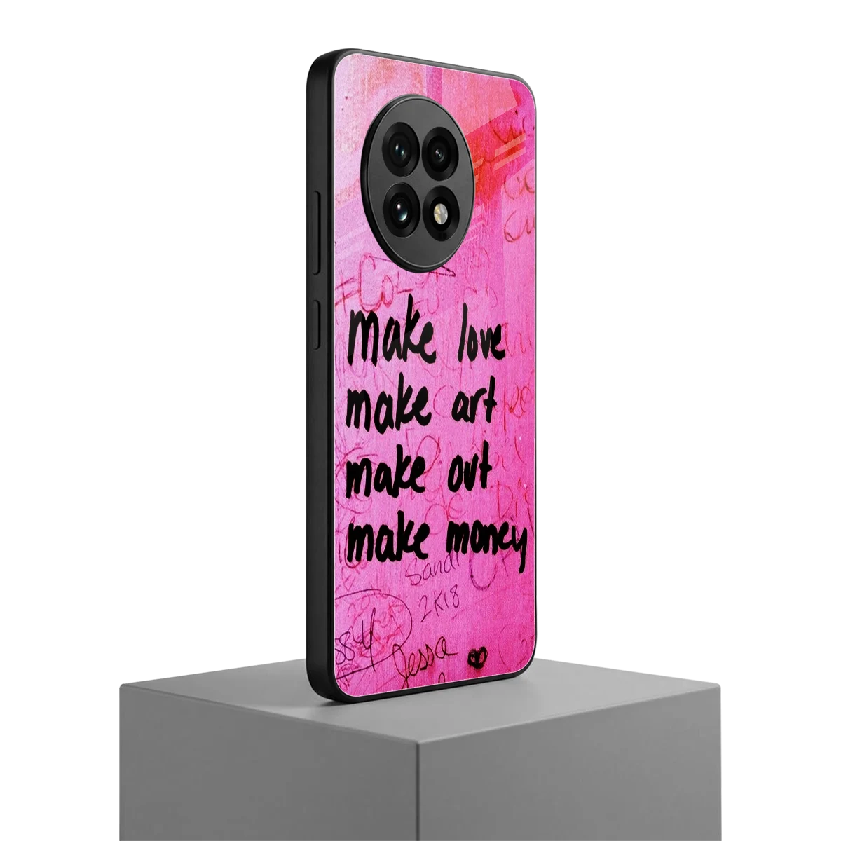 Make Magic oneplus 13r mobile cover | shockproof glass phone case