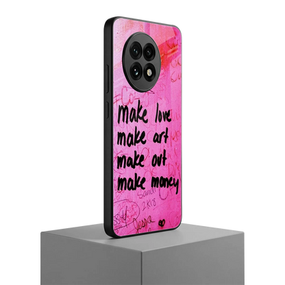 Make Magic oneplus 13r mobile cover | shockproof glass phone case