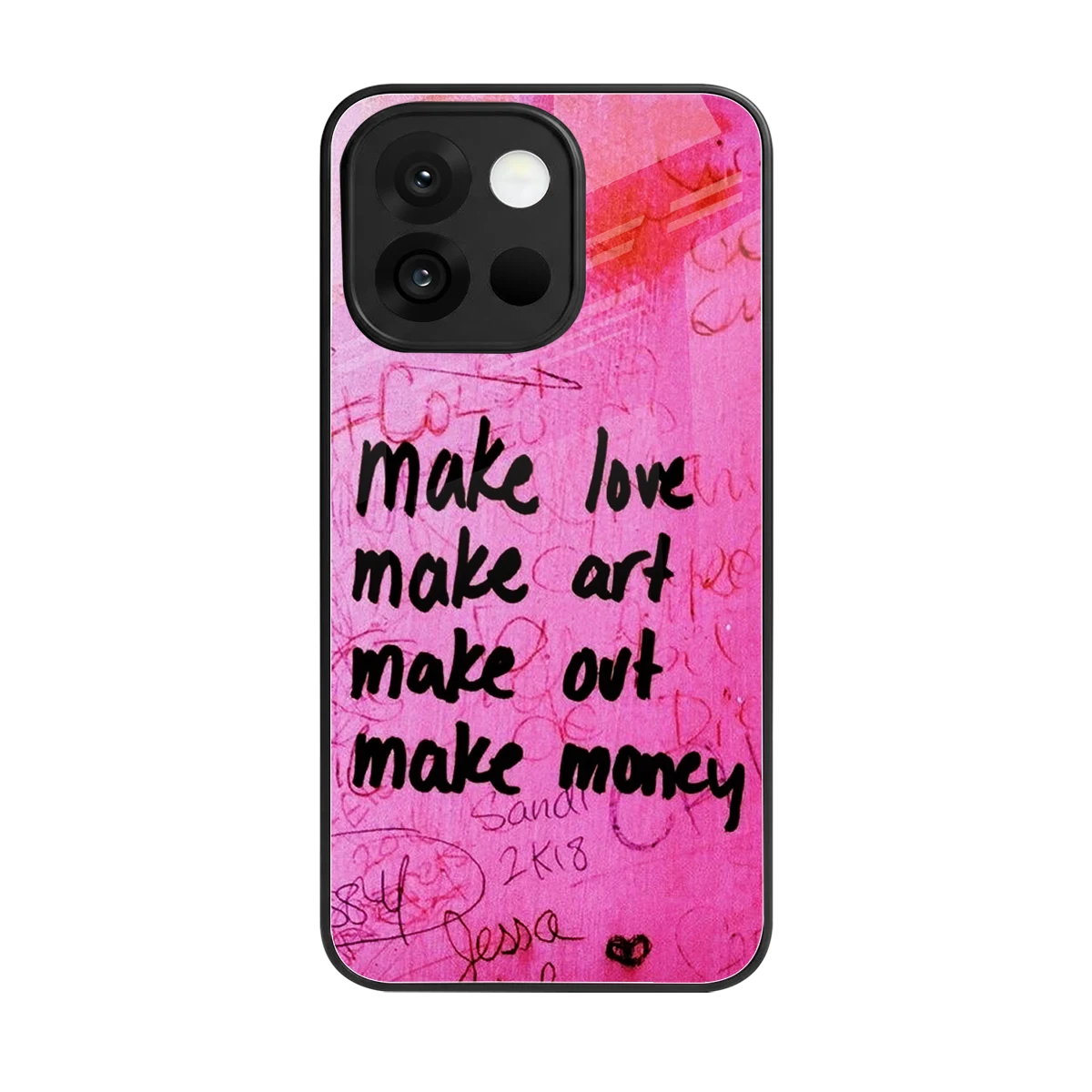Make Magic back phone cover | glass case for oneplus 13s