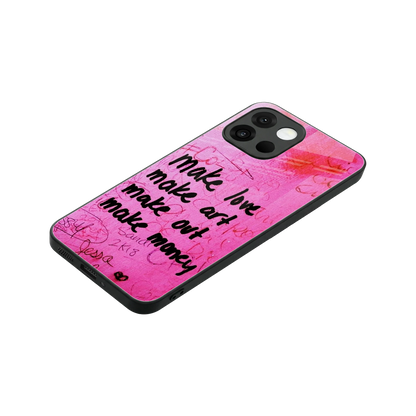 Make Magic stylish phone case for oneplus 13s | glossy glass and slim fit