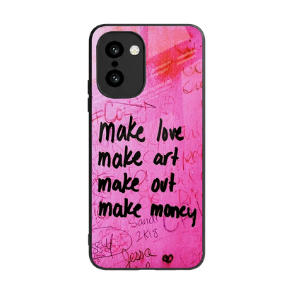 Make Magic back phone cover | glass case for oneplus 15r