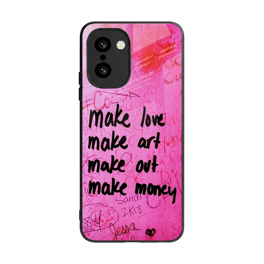 Make Magic back phone cover | glass case for oneplus 15r
