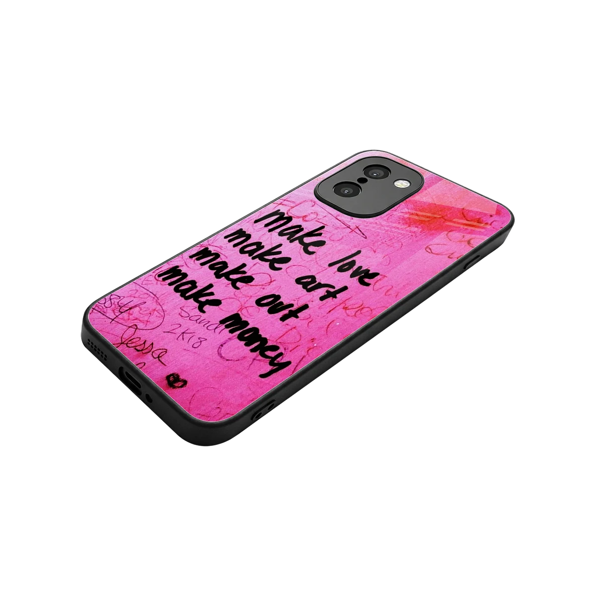 Make Magic stylish phone case for oneplus 15r | glossy glass and slim fit