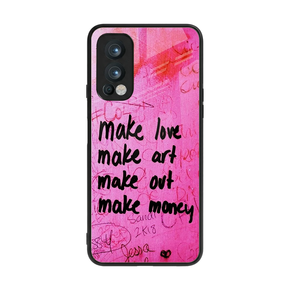 Make Magic back phone cover | glass case for oneplus nord 2
