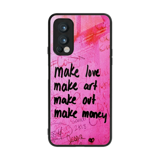 Make Magic back phone cover | glass case for oneplus nord 2