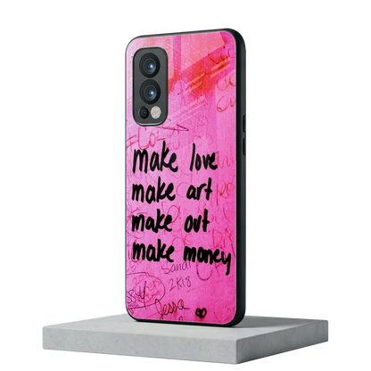 Make Magic oneplus nord 2 mobile cover | shockproof glass phone case
