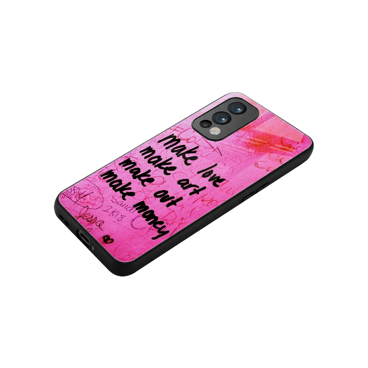 Make Magic stylish phone case for oneplus nord 2 | glossy glass and slim fit