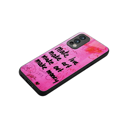 Make Magic stylish phone case for oneplus nord 2 | glossy glass and slim fit