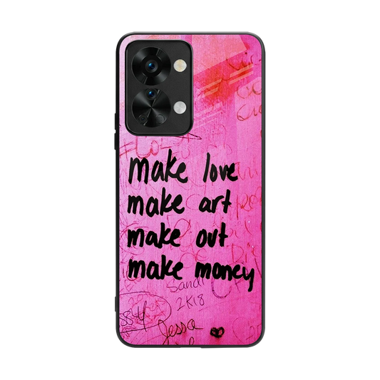 Make Magic back phone cover | glass case for oneplus nord 2t