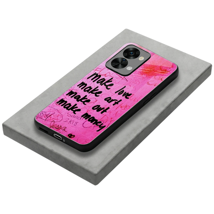 Make Magic stylish phone case for oneplus nord 2t | glossy glass and slim fit