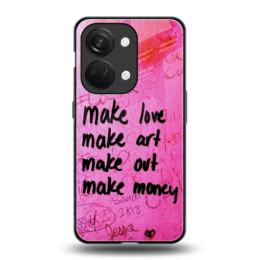 Make Magic back phone cover | glass case for oneplus nord 3