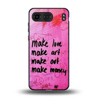 Make Magic back phone cover | glass case for oneplus nord 4