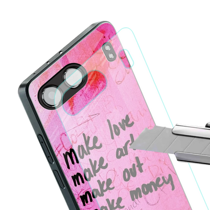 Make Magic stylish phone case for oneplus nord 4 | glossy glass and slim fit