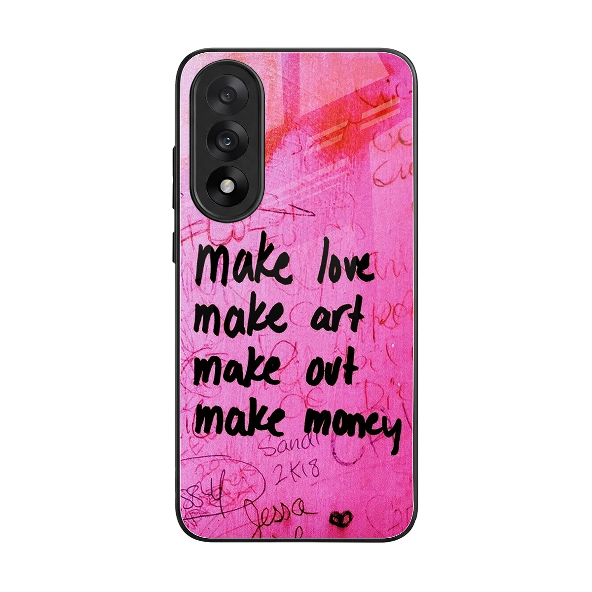 Make Magic back phone cover | glass case for oneplus nord 5