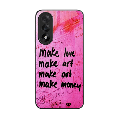 Make Magic back phone cover | glass case for oneplus nord 5