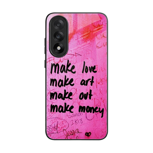Make Magic back phone cover | glass case for oneplus nord 5