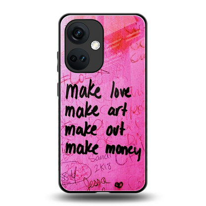 Make Magic back phone cover | glass case for oneplus nord ce 3