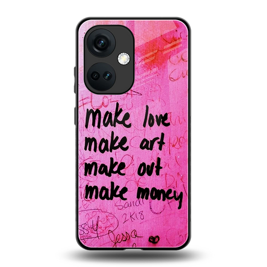 Make Magic back phone cover | glass case for oneplus nord ce 3