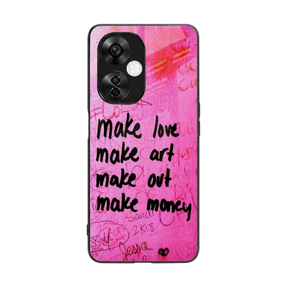 Make Magic back phone cover | glass case for oneplus nord ce 3 lite