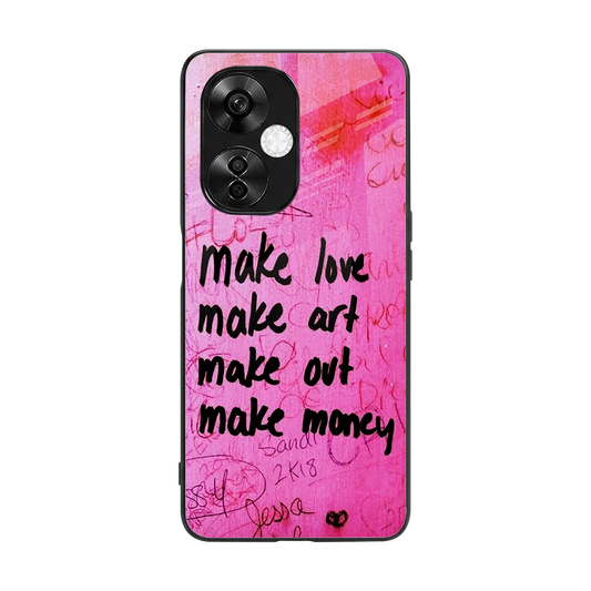 Make Magic back phone cover | glass case for oneplus nord ce 3 lite