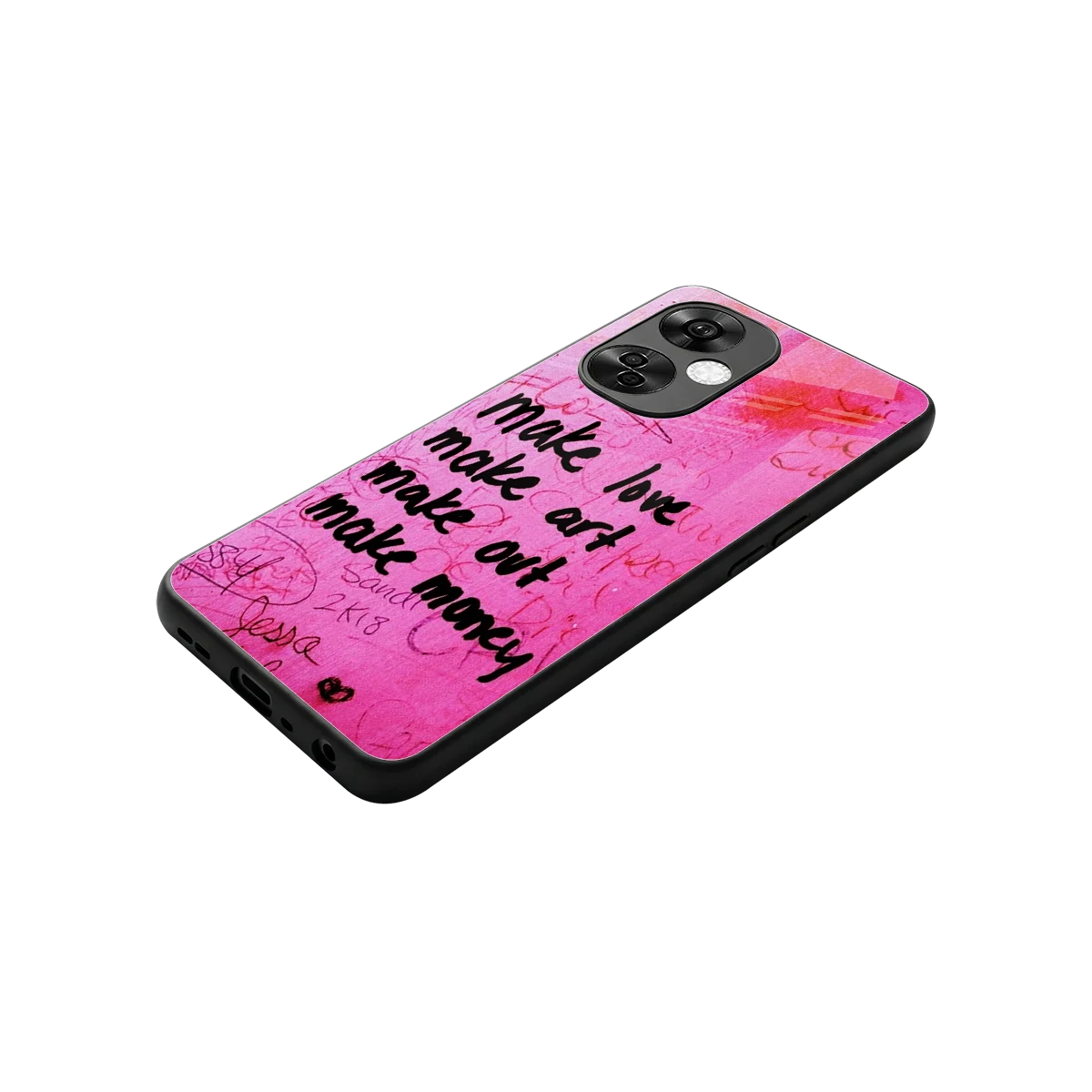 Make Magic stylish phone case for oneplus nord ce 3 lite | glossy glass and slim fit