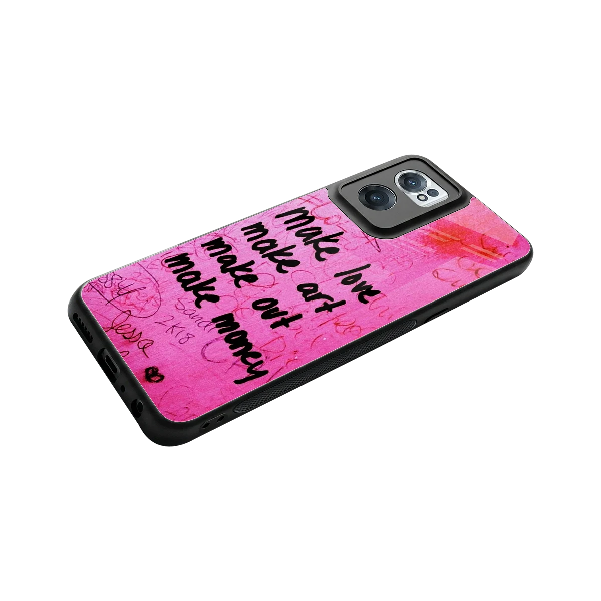 Make Magic stylish phone case for oneplus nord ce 2 | glossy glass and slim fit
