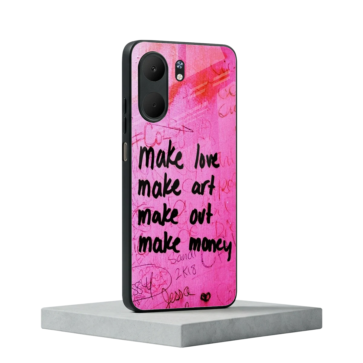 Make Magic oppo a5x 5g mobile cover | shockproof glass phone case