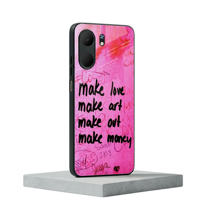 Make Magic oppo a5x 5g mobile cover | shockproof glass phone case