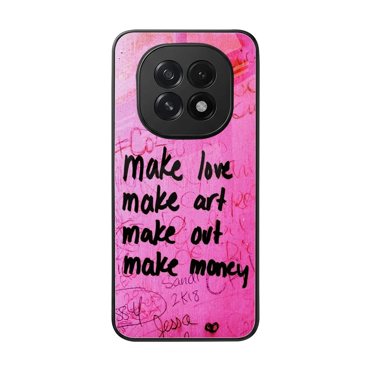 Make Magic back phone cover | glass case for oppo f29 5g