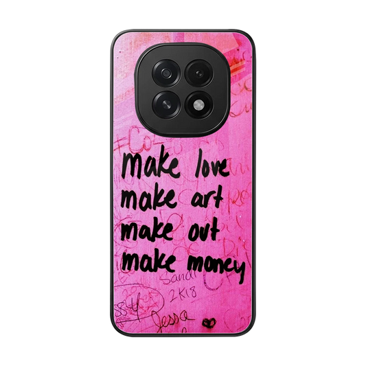Make Magic back phone cover | glass case for oppo f29 5g