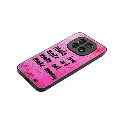 Make Magic stylish phone case for oppo f29 5g | glossy glass and slim fit