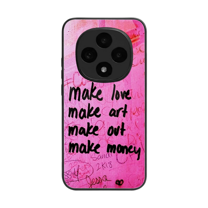 Make Magic back phone cover | glass case for oppo f31 pro 5g