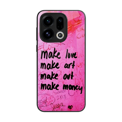 Make Magic back phone cover | glass case for oppo find x9