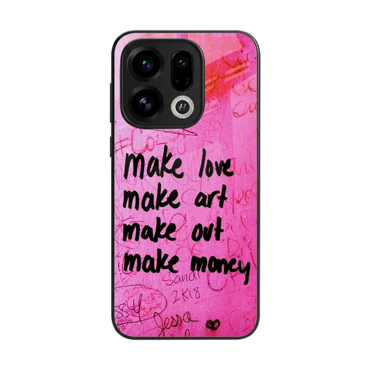 Make Magic back phone cover | glass case for oppo find x9