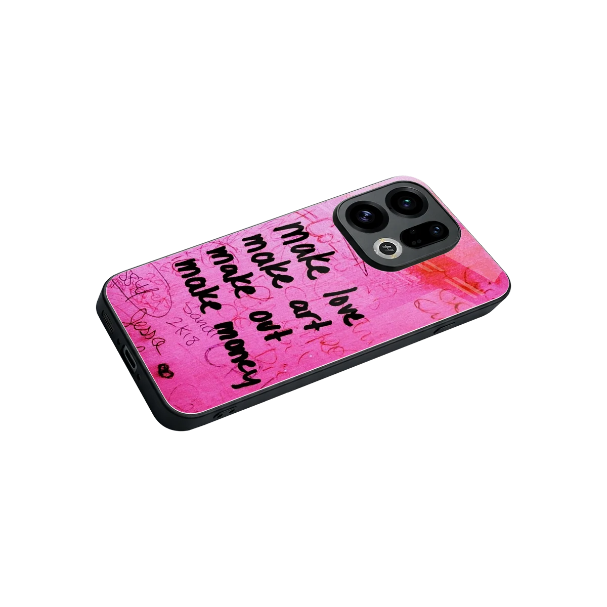 Make Magic stylish phone case for oppo find x9 | glossy glass and slim fit