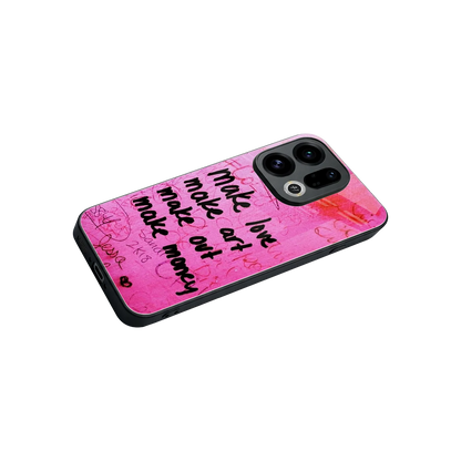 Make Magic stylish phone case for oppo find x9 | glossy glass and slim fit