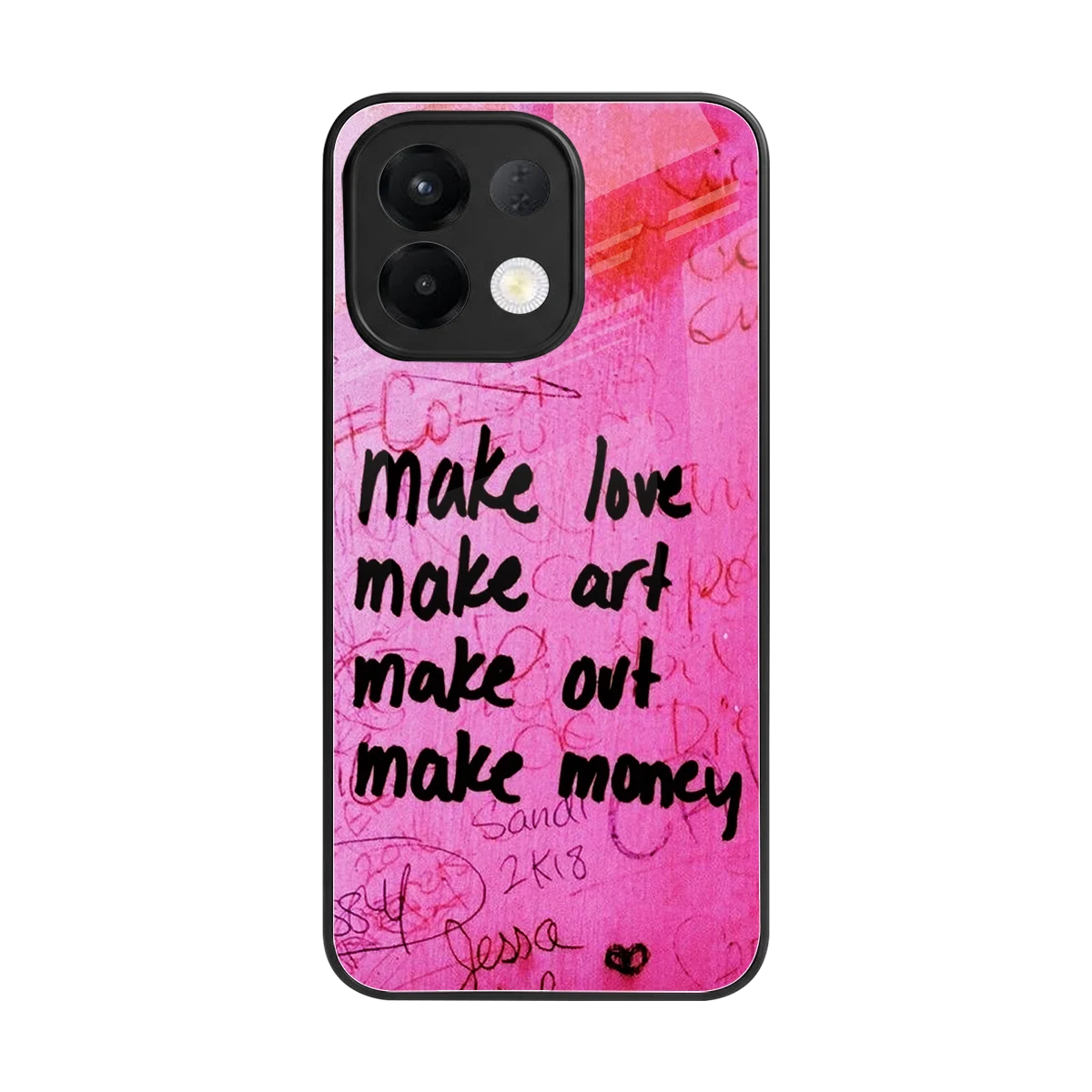 Make Magic back phone cover | glass case for oppo k13 5g