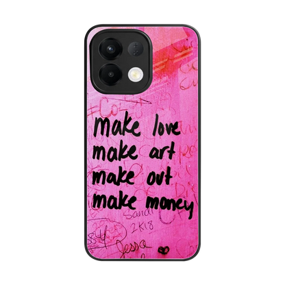 Make Magic back phone cover | glass case for oppo k13 5g