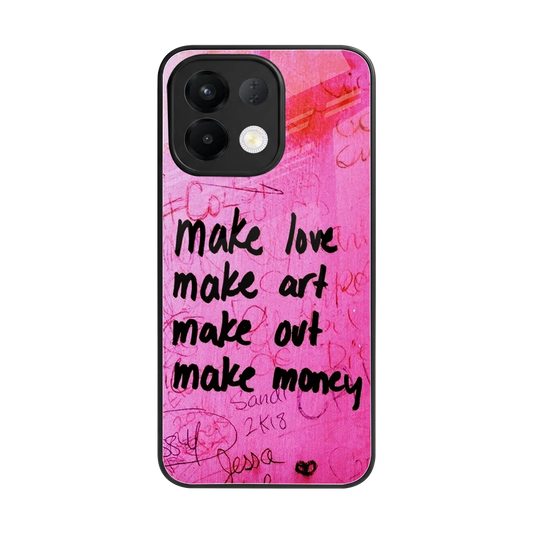 Make Magic back phone cover | glass case for oppo k13 5g