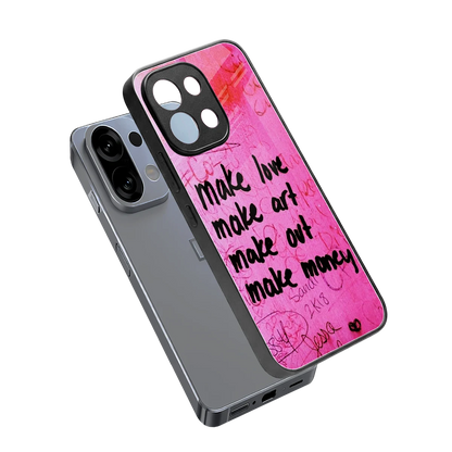 Make Magic sleek oppo k13 5g cover with tempered glass back and TPU edges