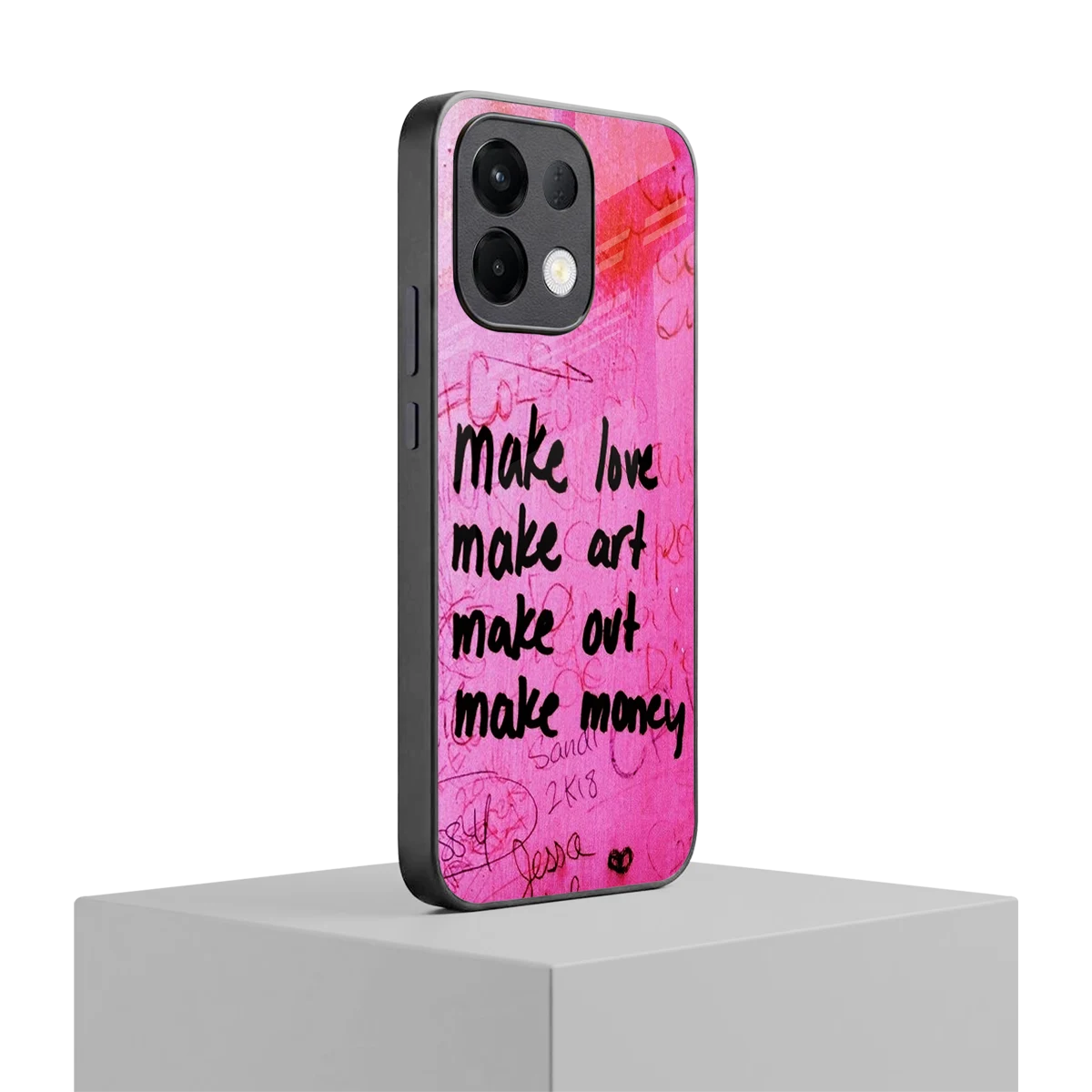 Make Magic oppo k13 5g mobile cover | shockproof glass phone case