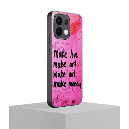 Make Magic oppo k13 5g mobile cover | shockproof glass phone case