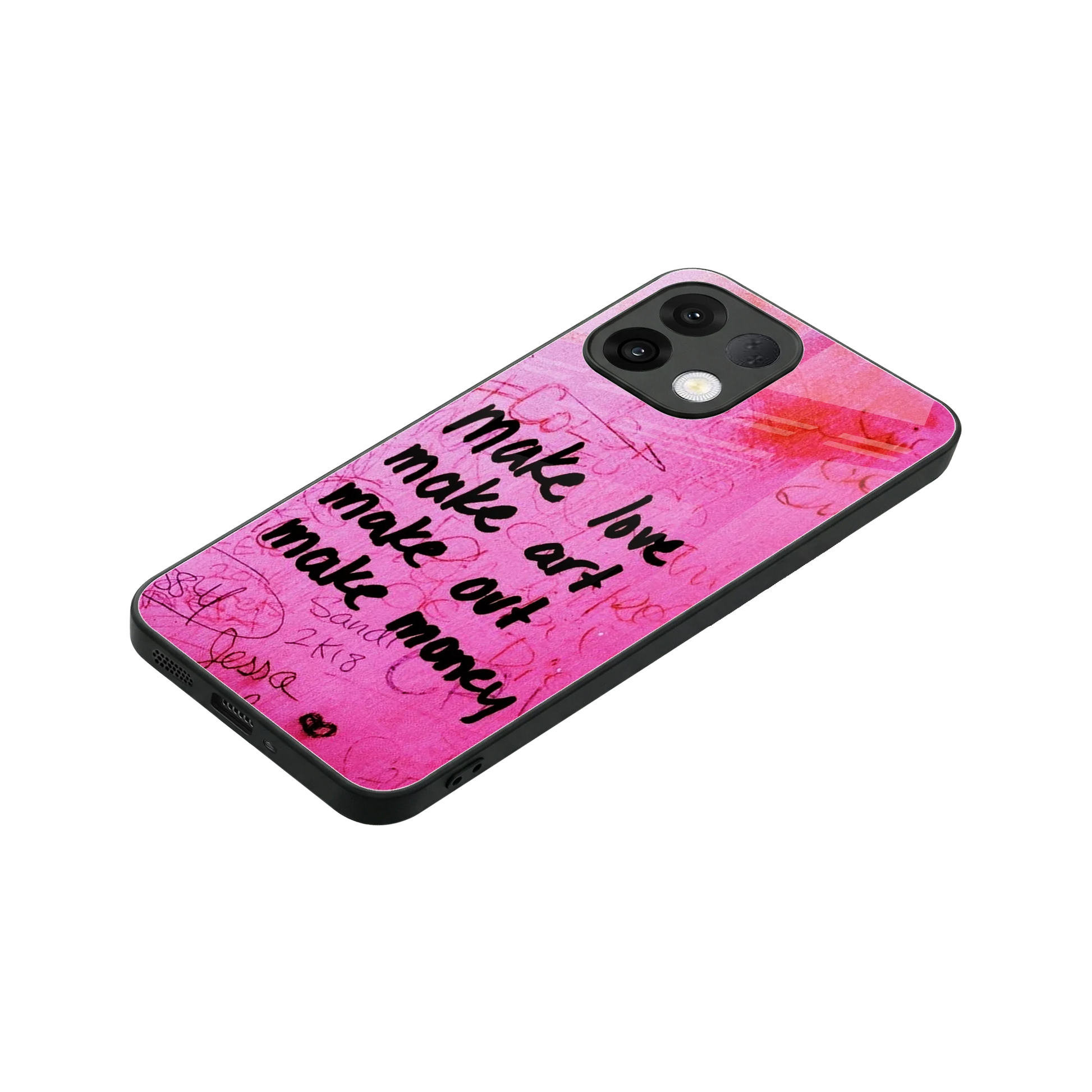 Make Magic stylish phone case for oppo k13 5g | glossy glass and slim fit