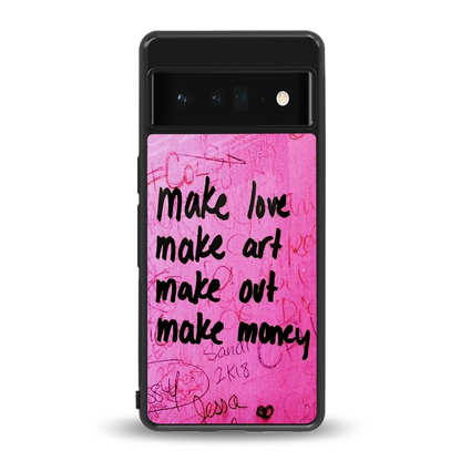 Make Magic back phone cover | glass case for google pixel 6 pro