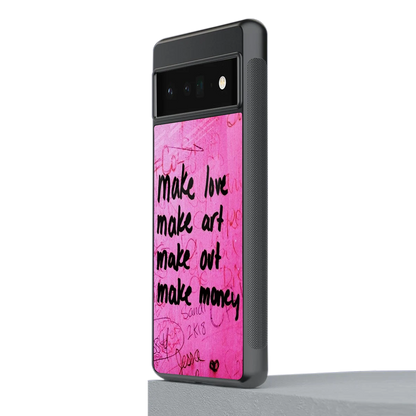 Make Magic stylish phone case for google pixel 6 pro | glossy glass and slim fit