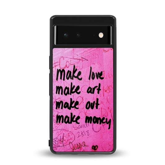 Make Magic back phone cover | glass case for google pixel 6