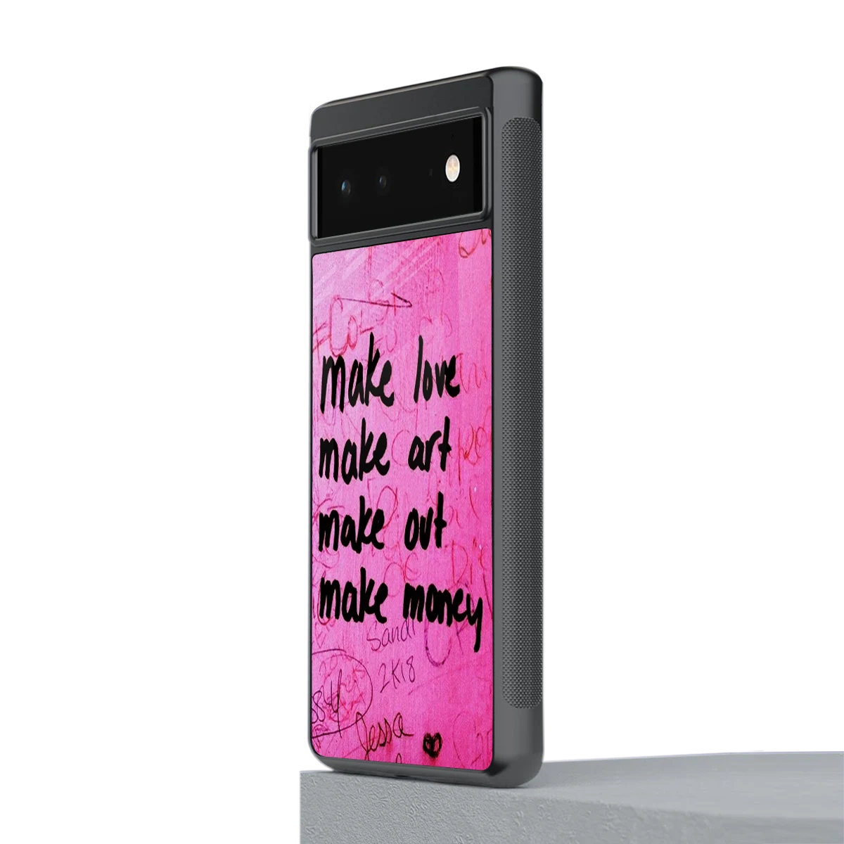 Make Magic stylish phone case for google pixel 6 | glossy glass and slim fit