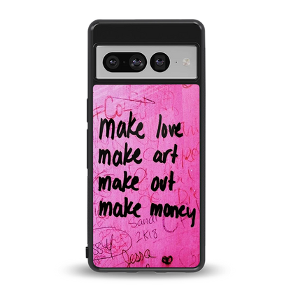 Make Magic back phone cover | glass case for google pixel 7 pro