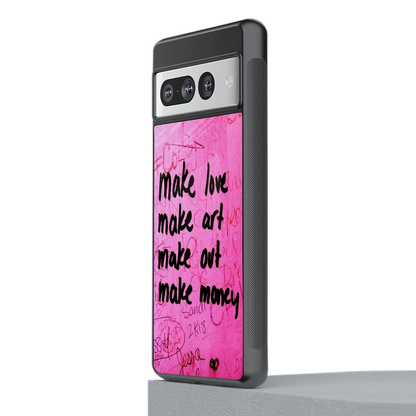 Make Magic stylish phone case for google pixel 7 pro | glossy glass and slim fit